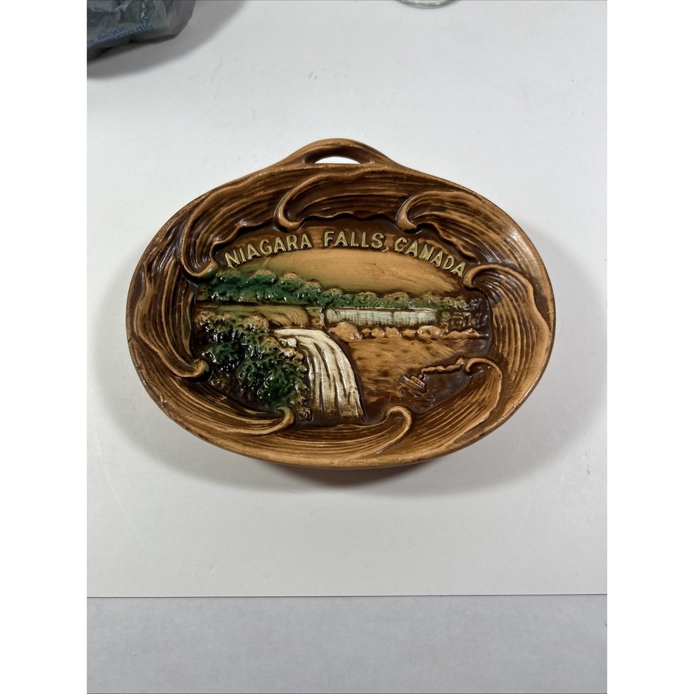 Niagara Falls Canada Vintage Bowl Wall Hanging Made Japan
